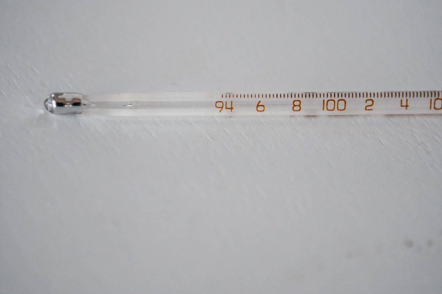 close up shot of thermometer